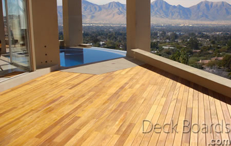 Garapa decking