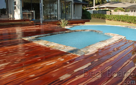 Tigerwood deck boards